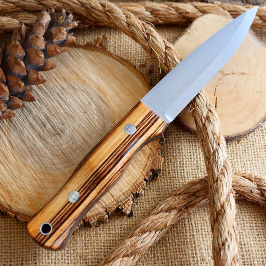 Mountaineer: Zebrawood & Earth Brown G10