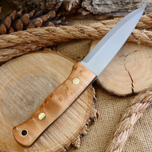 Classic: Birdseye Maple & Thick Green Canvas - Adventure Sworn Bushcraft Co.