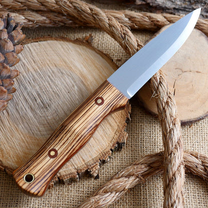 Mountaineer: Zebrawood & New! Natural Canvas Loveless Bolts
