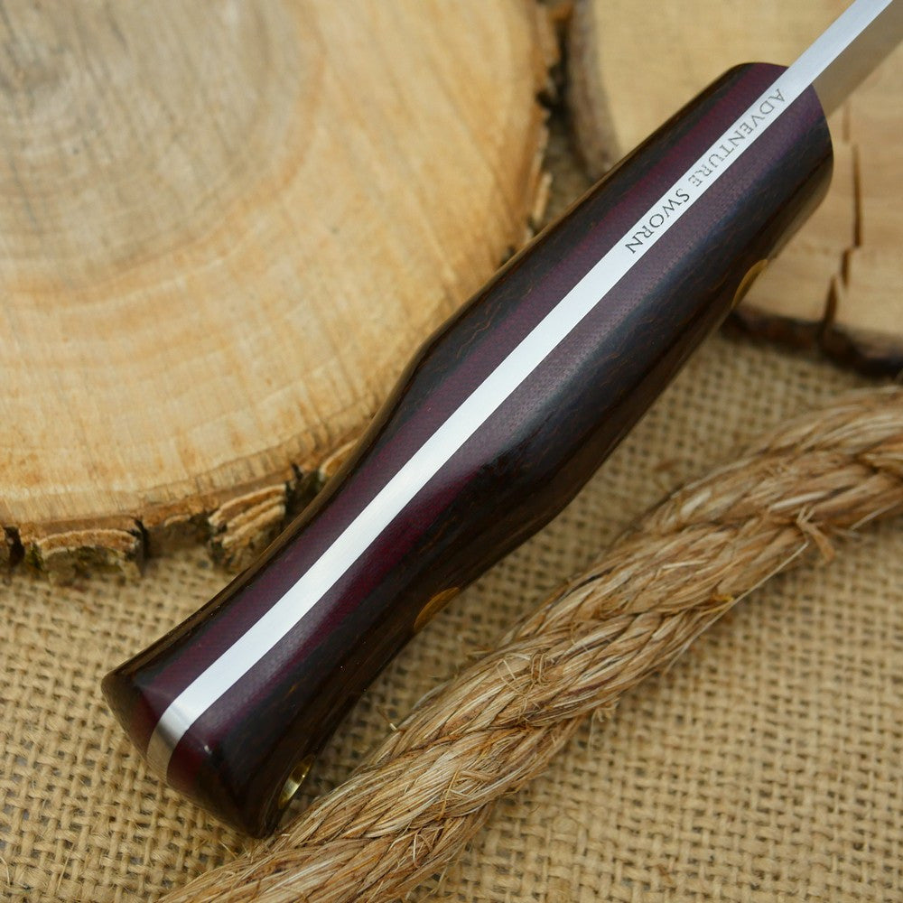 Mountaineer: Barbed Wire Burlap & Maroon
