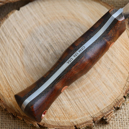 Mountaineer: CPM 154, Curly Koa & Green Canvas