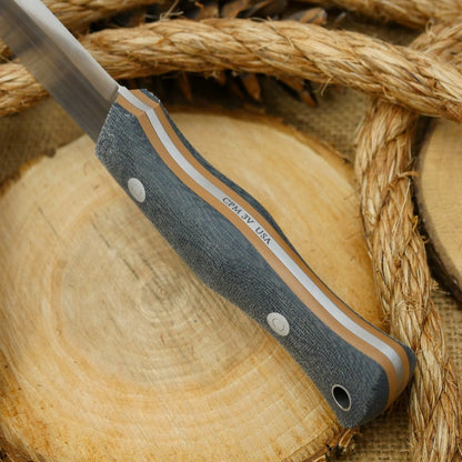 Explorer: 3V Grey Terotuf & Coyote Tan G10 - Adventure Sworn Bushcraft Co.