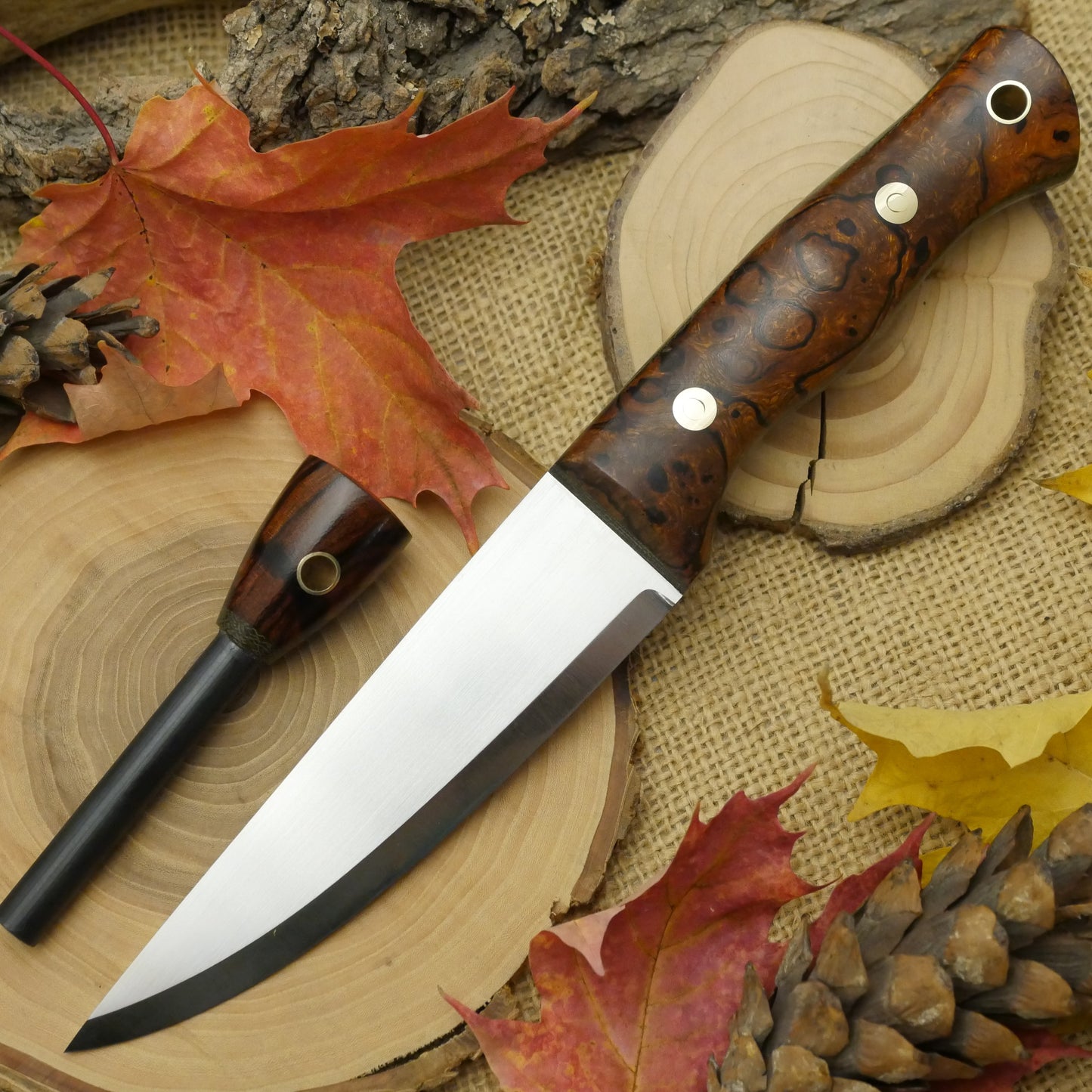 Tradesman: Ironwood Burl & Green Canvas