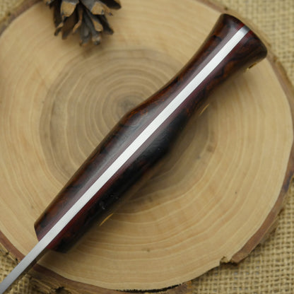 Mountaineer 2ND: Ironwood Burl & Red linen