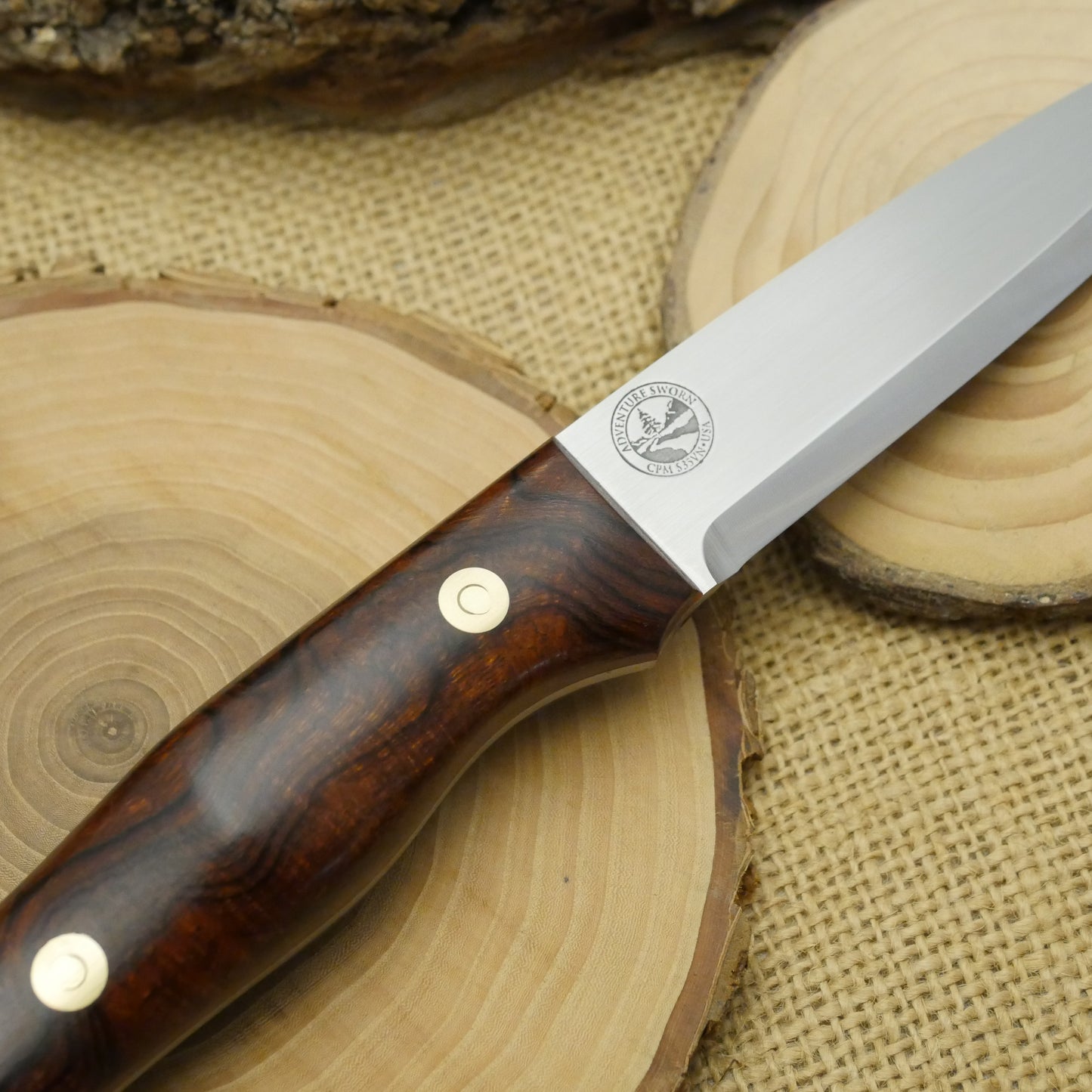 Mountaineer 2ND: Ironwood Burl & Red linen