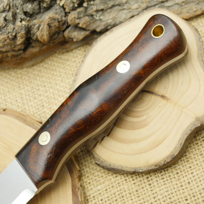 Mountaineer 2ND: Ironwood Burl & Red linen