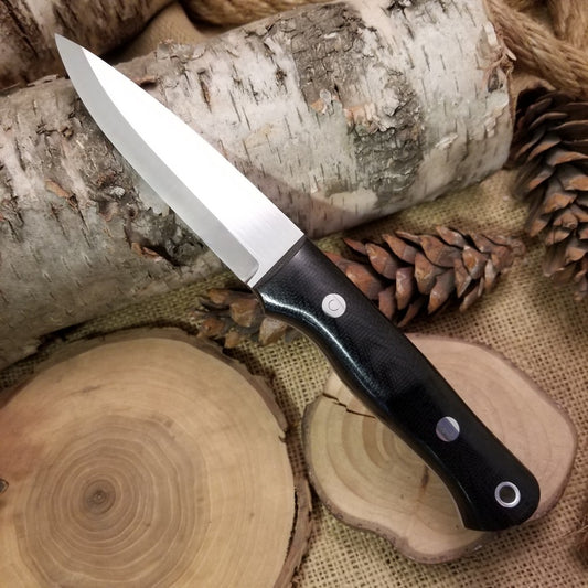 Classic 2nd: Black Canvas Micarta