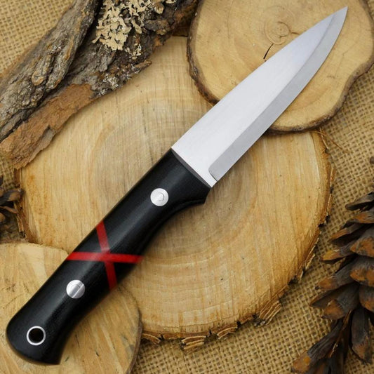 Classic: Black Canvas & Red Linen - Adventure Sworn Bushcraft Co.