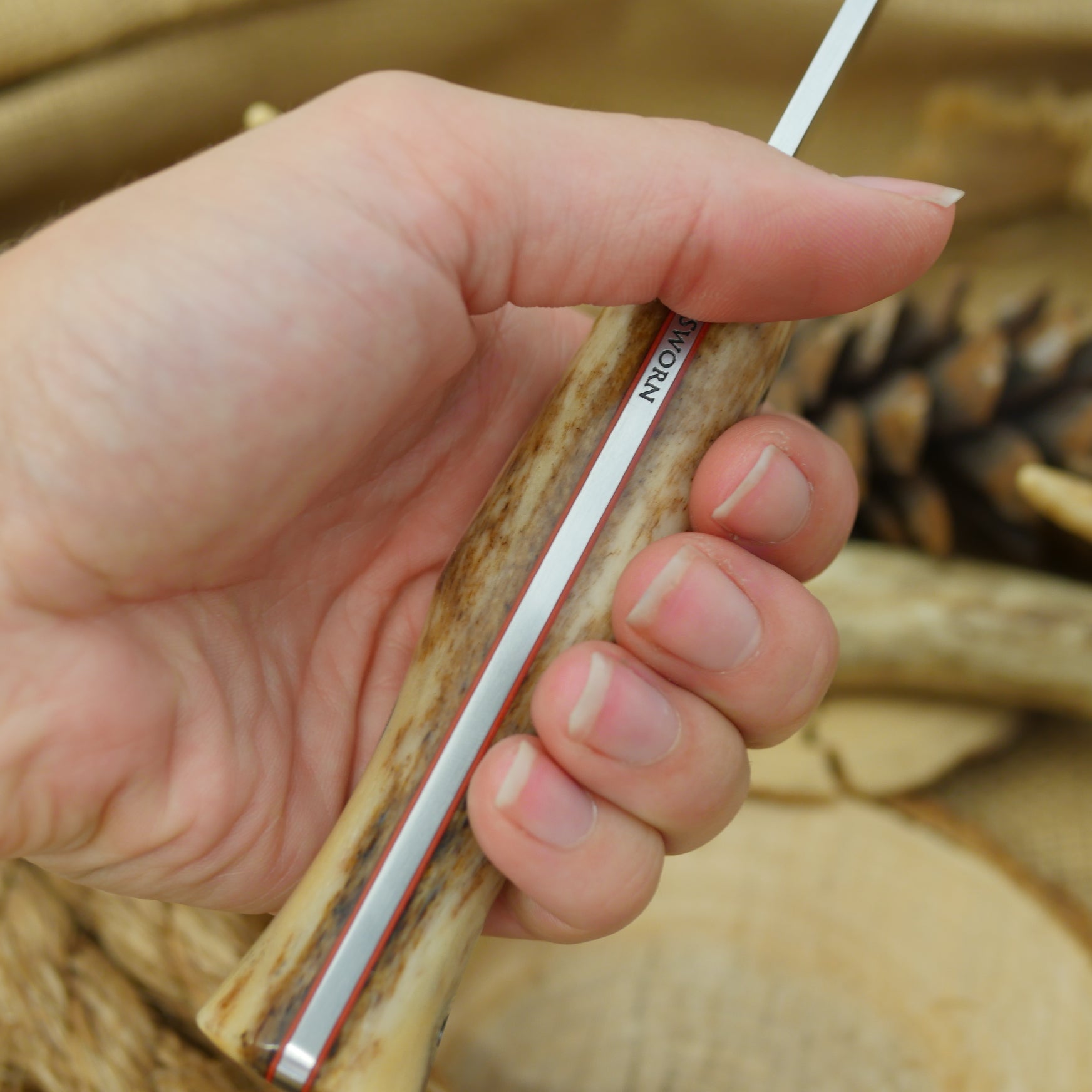 Huntsman: Giraffe Bone, Cinnamon Red & Mosaic - Adventure Sworn Bushcraft Co.