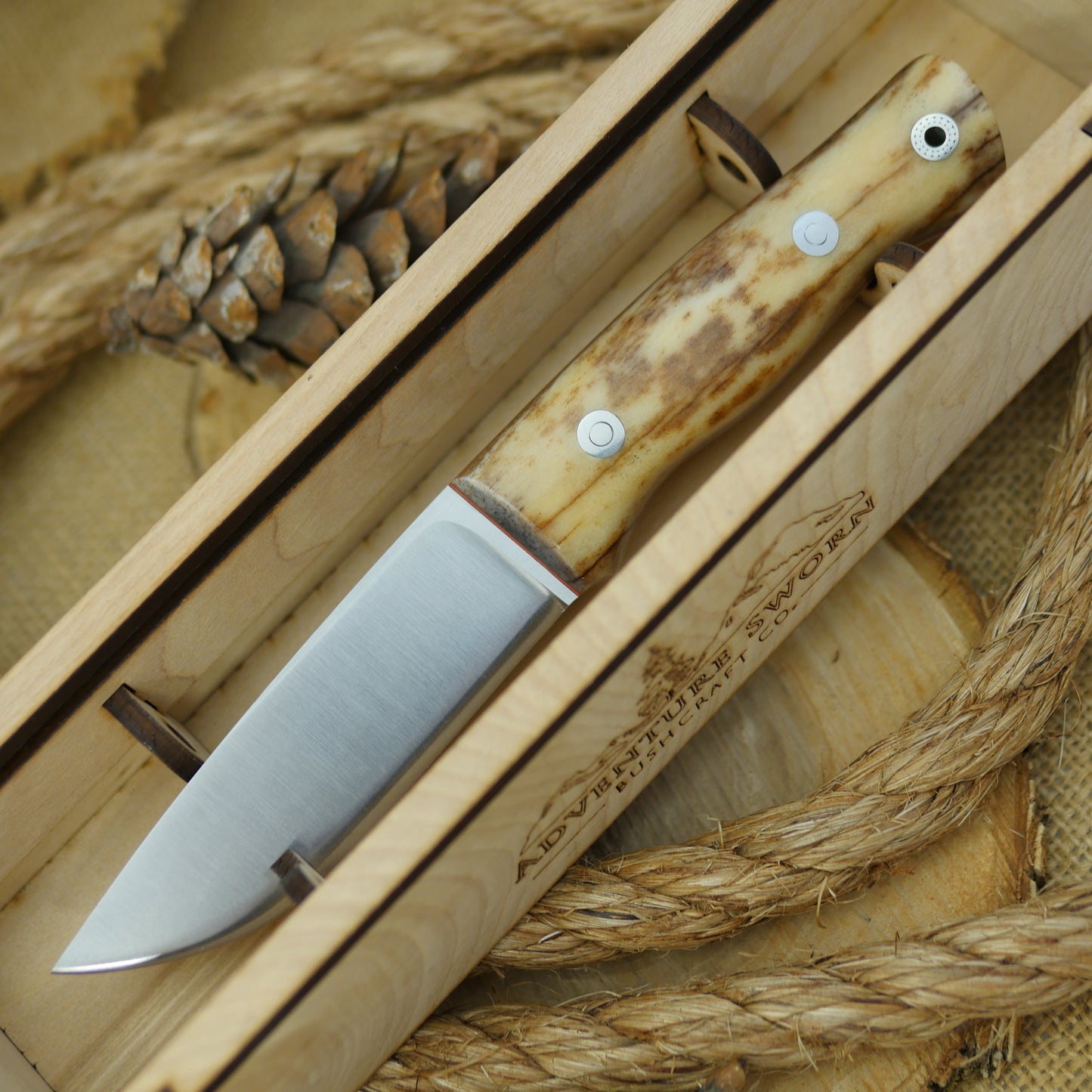 Huntsman: Giraffe Bone, Cinnamon Red & Mosaic - Adventure Sworn Bushcraft Co.