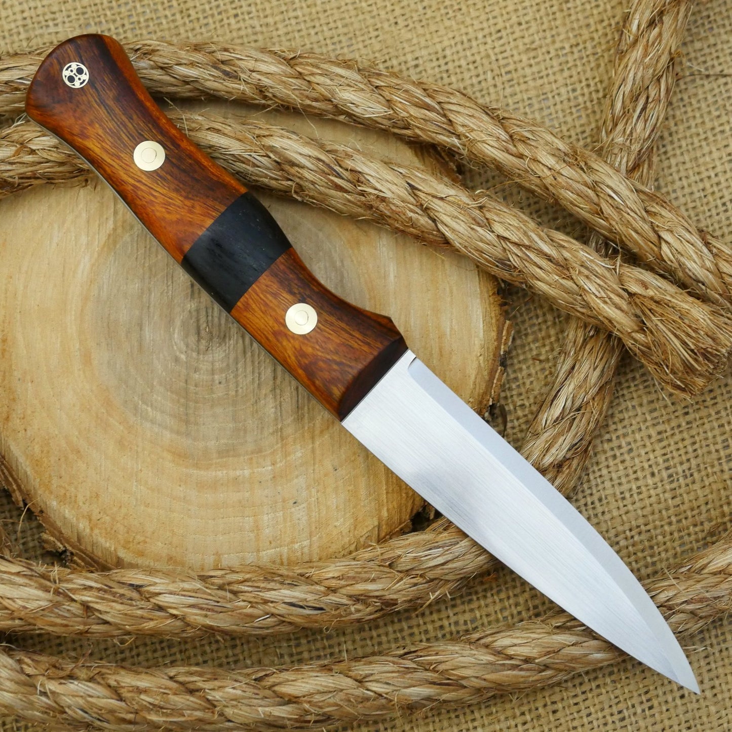 CPM 154 Mountaineer:  Ironwood & Bog Oak - Adventure Sworn Bushcraft Co.