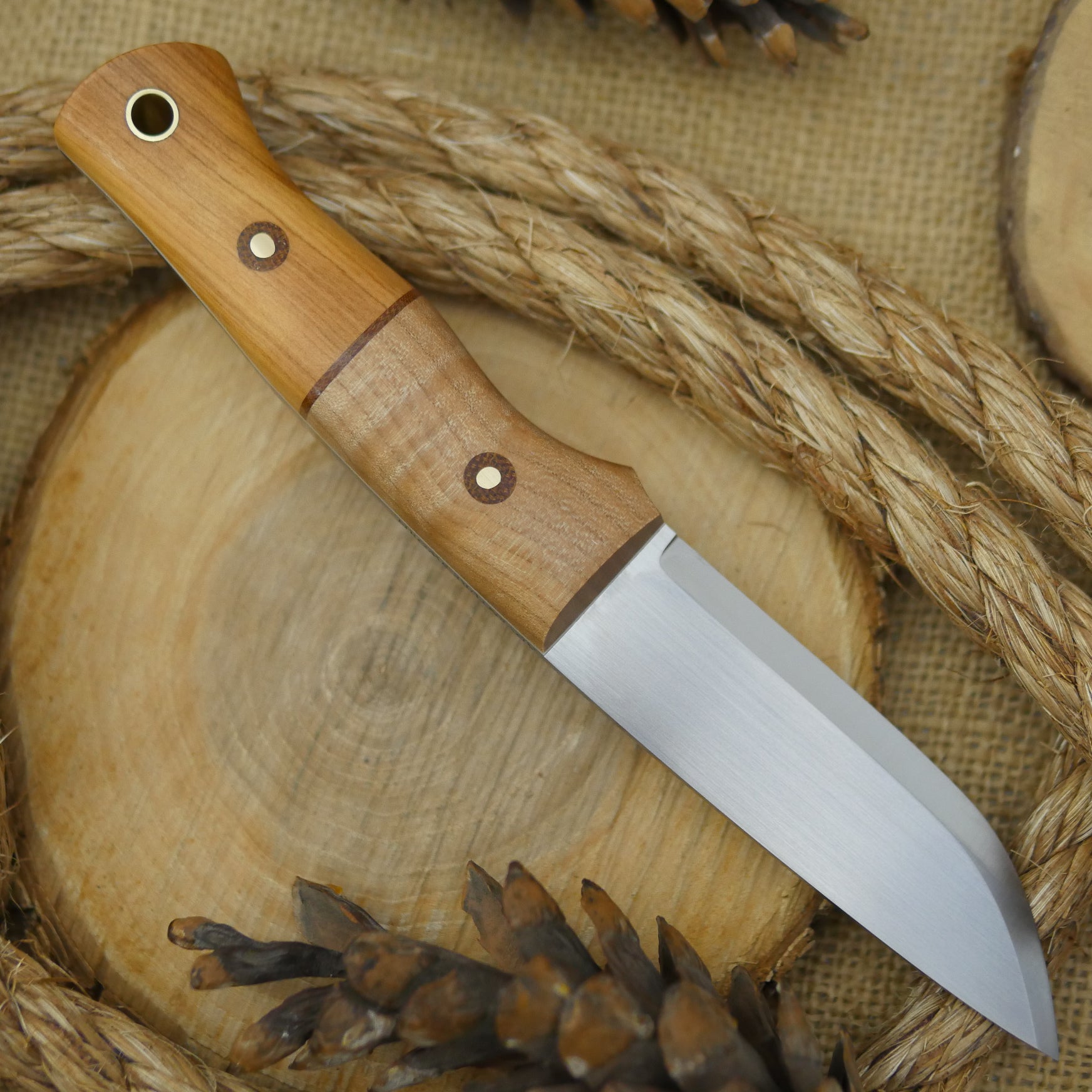 Huntsman: Curly Maple & Osage Orange - Adventure Sworn Bushcraft Co.