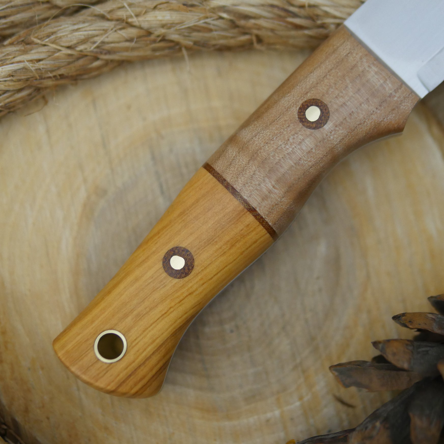Huntsman: Curly Maple & Osage Orange - Adventure Sworn Bushcraft Co.