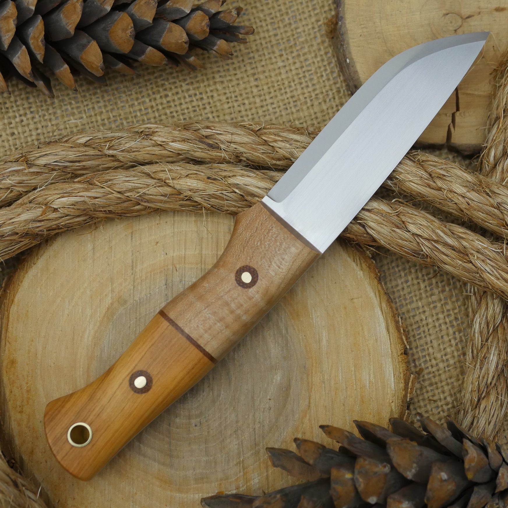 Huntsman: Curly Maple & Osage Orange - Adventure Sworn Bushcraft Co.