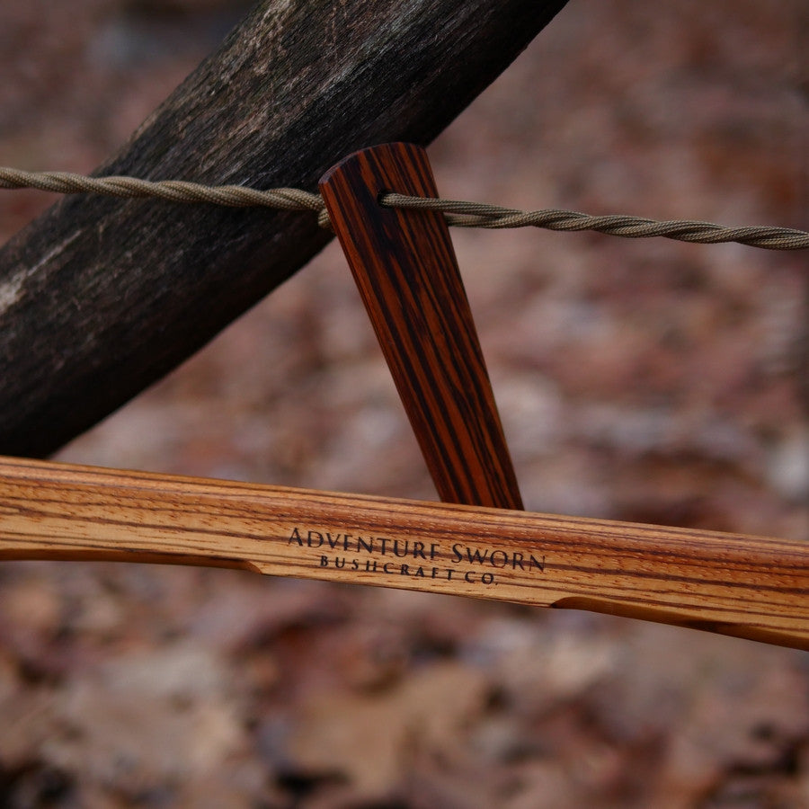 Custom Bucksaw: Zebrawood - Adventure Sworn Bushcraft Co.