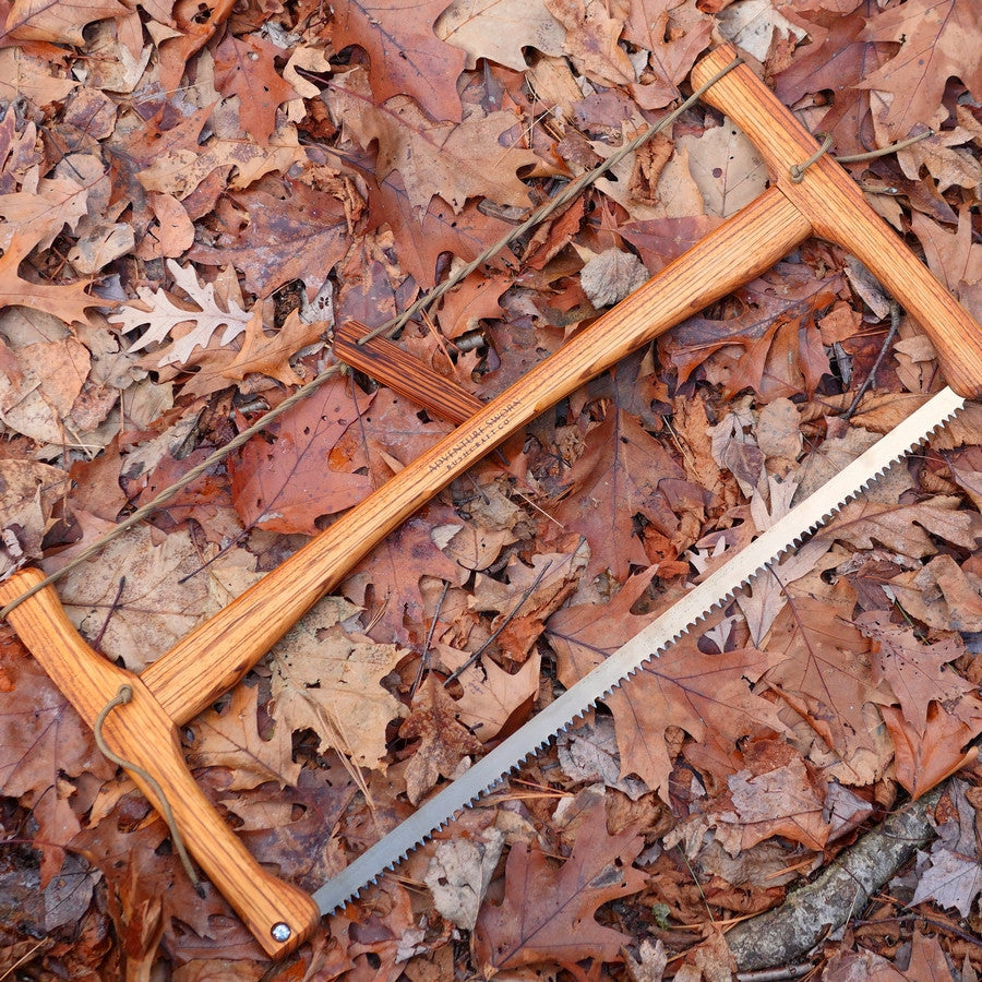Custom Bucksaw: Zebrawood - Adventure Sworn Bushcraft Co.