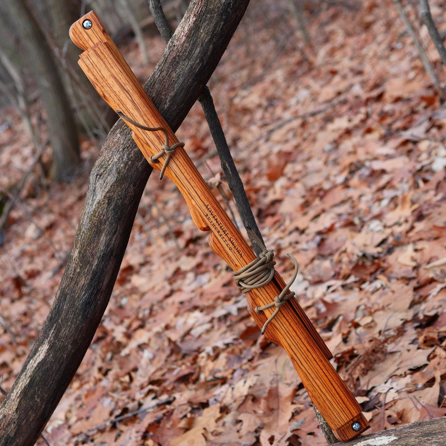 Custom Bucksaw: Zebrawood - Adventure Sworn Bushcraft Co.