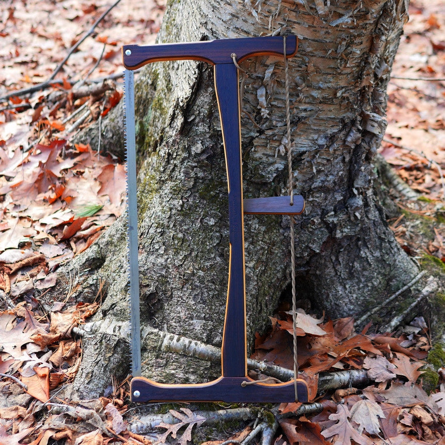 Custom Bucksaw: Wenge Veneer over Maple - Adventure Sworn Bushcraft Co.