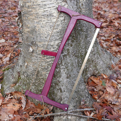 Custom Bucksaw: Purpleheart - Adventure Sworn Bushcraft Co.