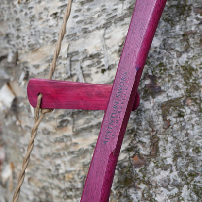 Custom Bucksaw: Purpleheart - Adventure Sworn Bushcraft Co.
