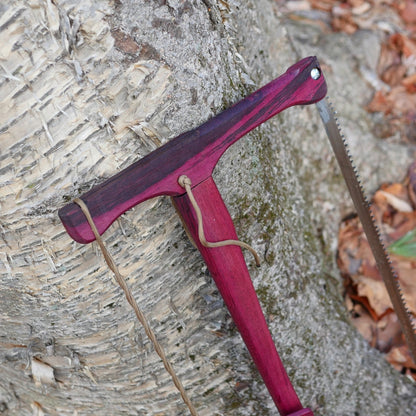 Custom Bucksaw: Purpleheart - Adventure Sworn Bushcraft Co.