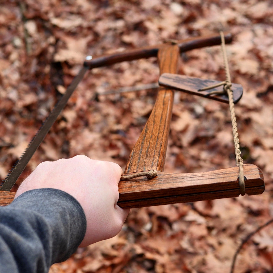 Custom Bucksaw: Dark Oak - Adventure Sworn Bushcraft Co.