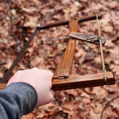 Custom Bucksaw: Dark Oak - Adventure Sworn Bushcraft Co.