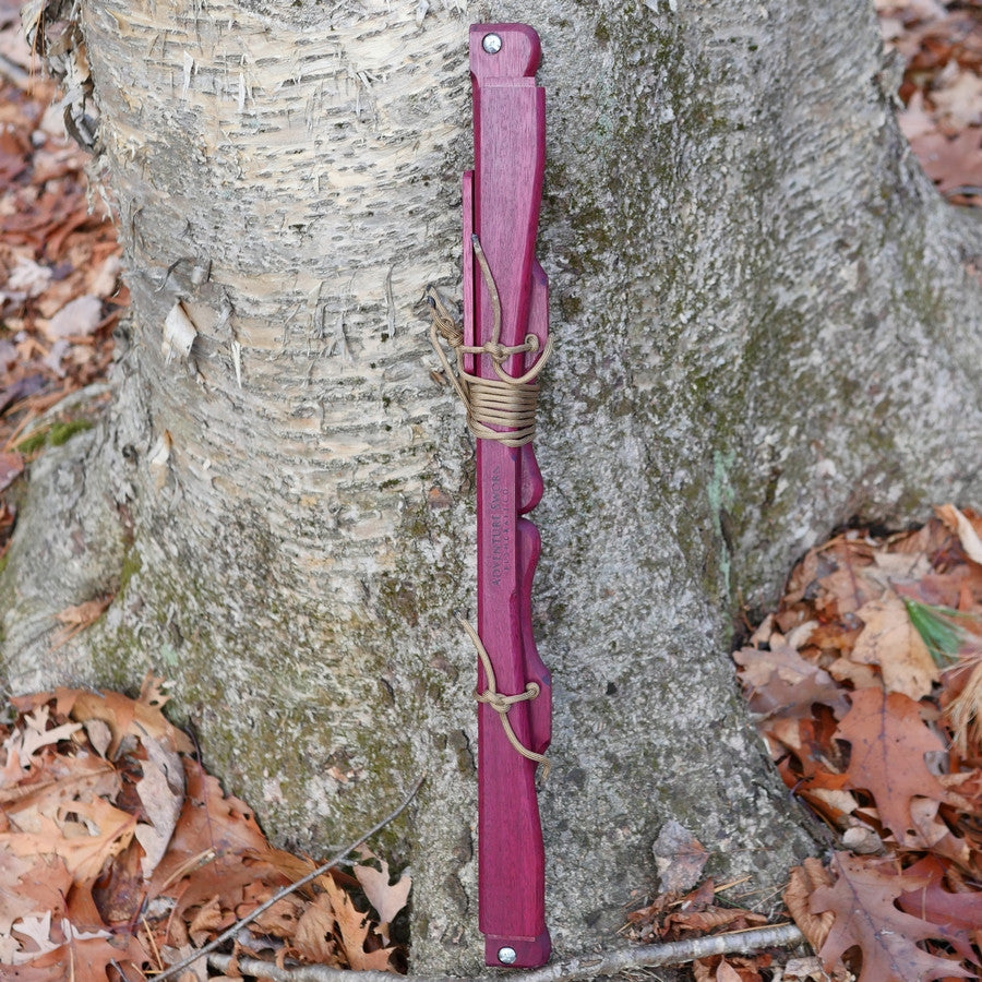 Custom Bucksaw: Purpleheart - Adventure Sworn Bushcraft Co.