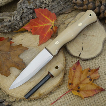 Mountaineer: Bone Linen Micarta, Loaded