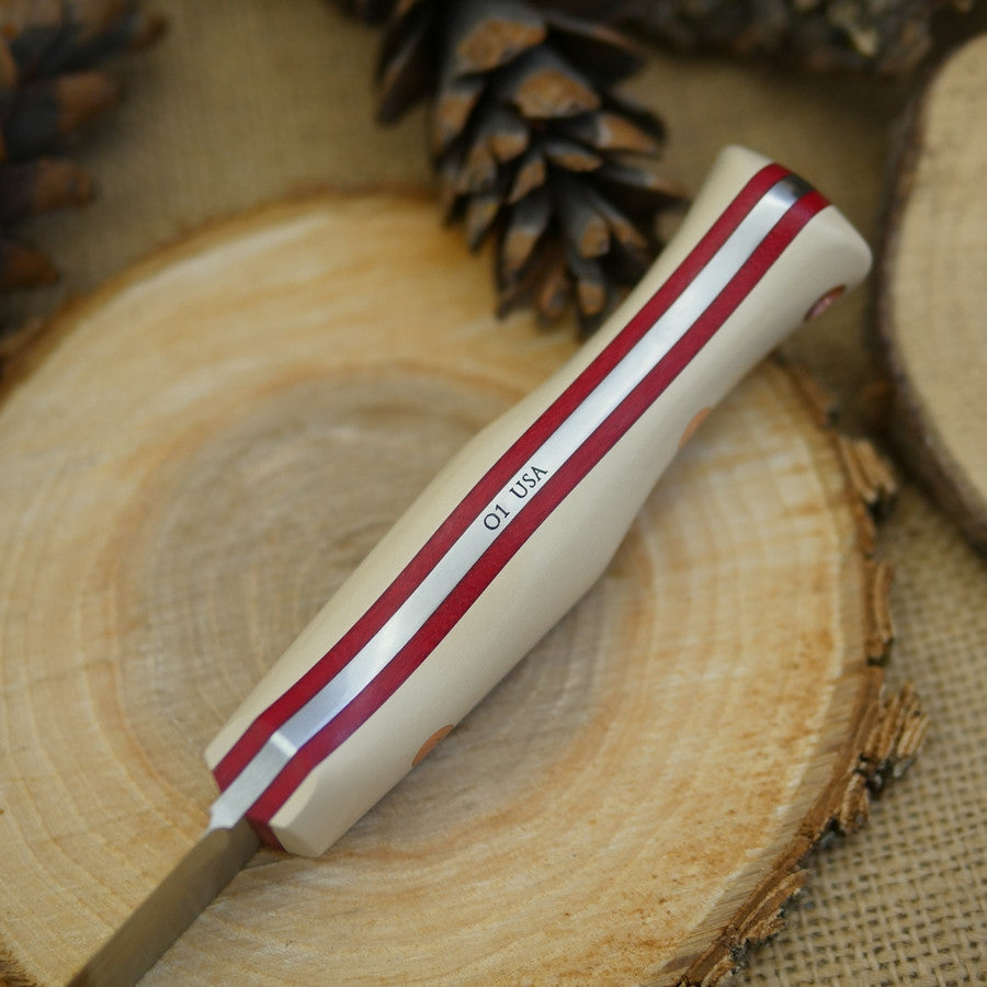 Mountaineer: Ivory Paper & Red Linen