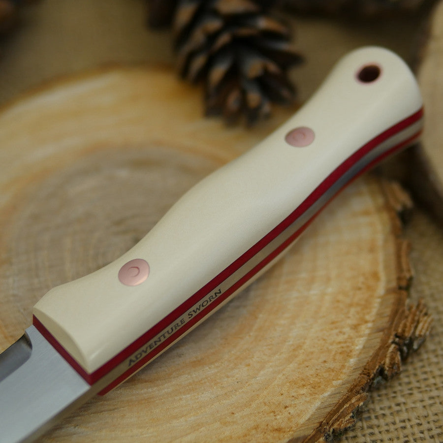 Mountaineer: Ivory Paper & Red Linen