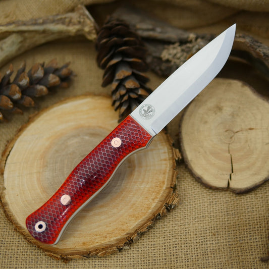 Explorer: Orange C-Tek & Ivory G10 - Adventure Sworn Bushcraft Co.