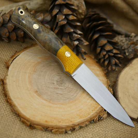 Mountaineer: Buckeye & Yellow Burlap