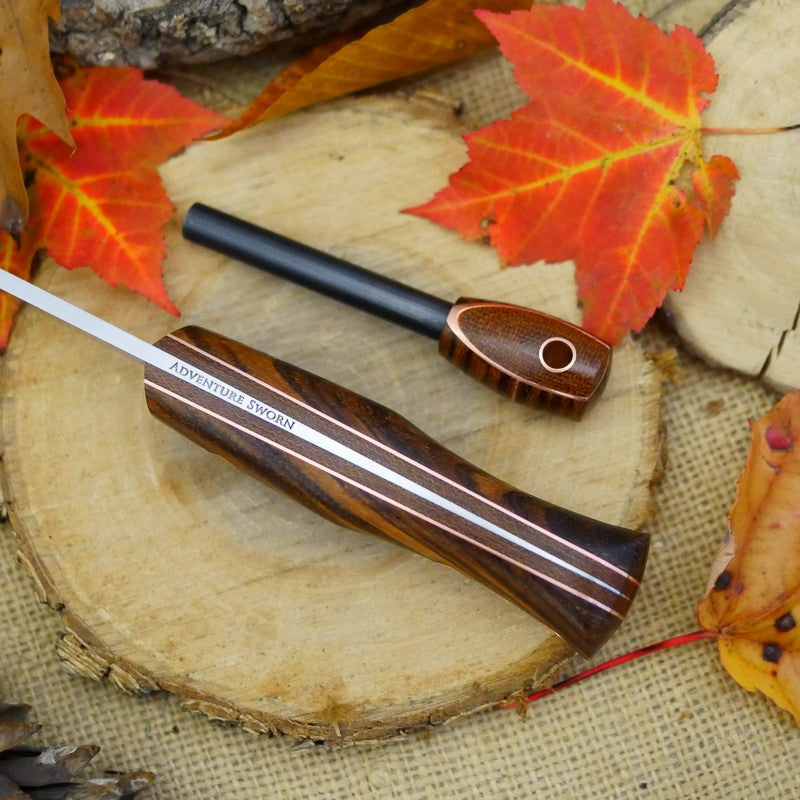 Classic: Zebrawood & Copper - Adventure Sworn Bushcraft Co.
