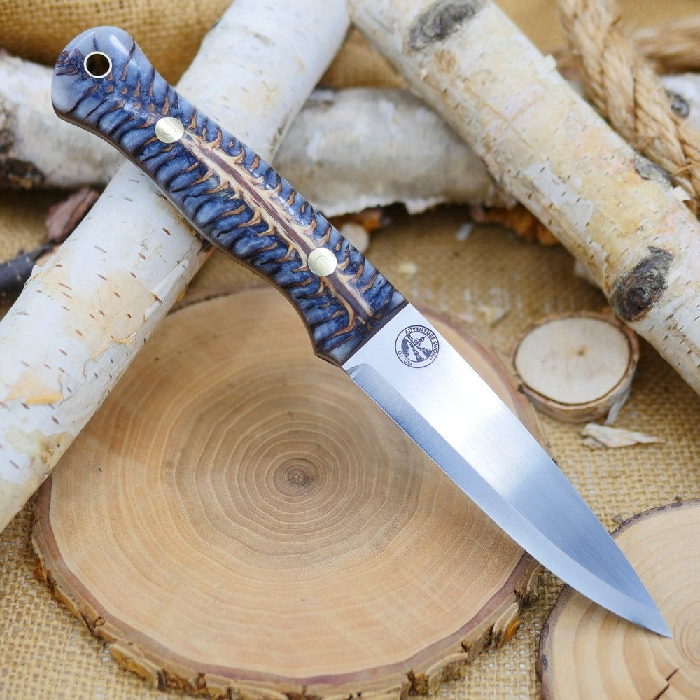 Mountaineer: White Cast Spruce Cone & Brown G10