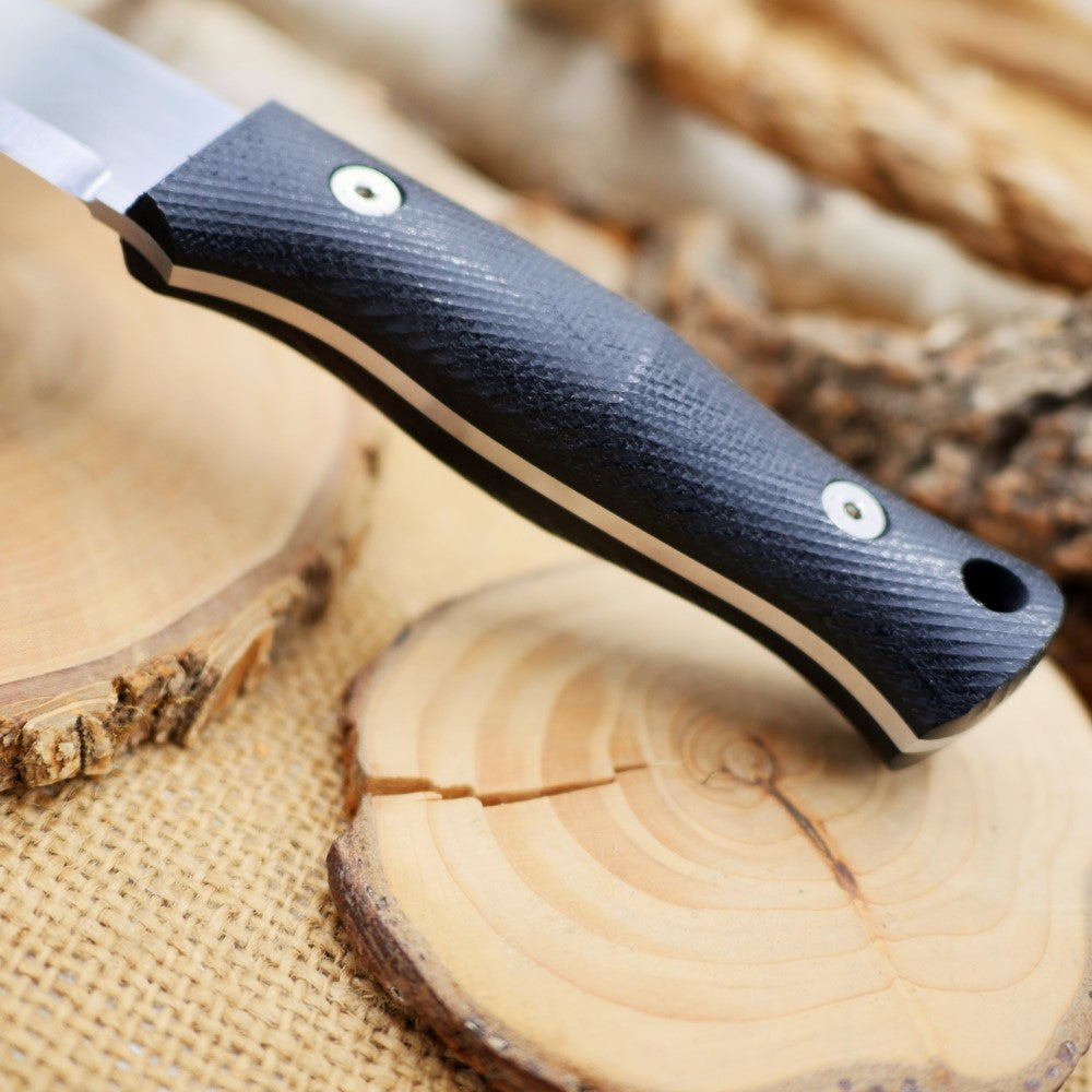 Classic (R): Black Canvas Micarta, Choose Your Liners