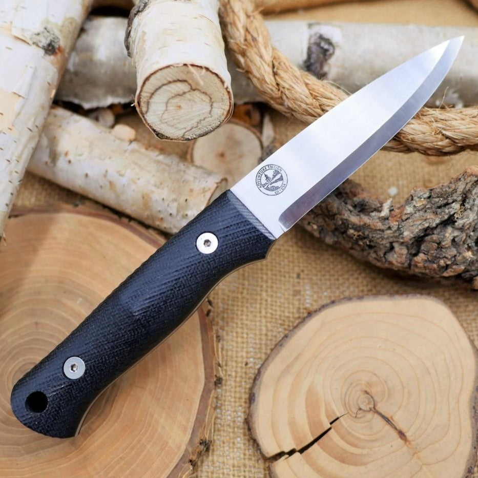 Classic (R): Black Canvas Micarta, Choose Your Liners