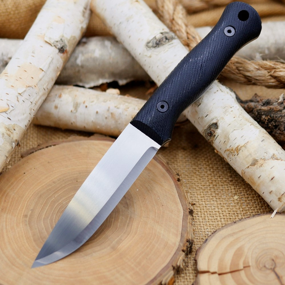 Explorer (R): Black Canvas Micarta, Choose Your Liners