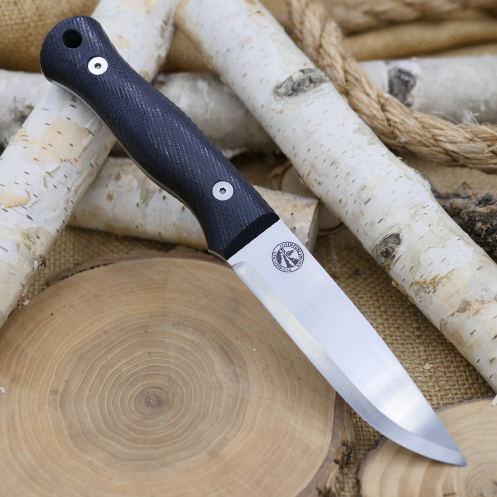 Explorer (R): Black Canvas Micarta, Choose Your Liners