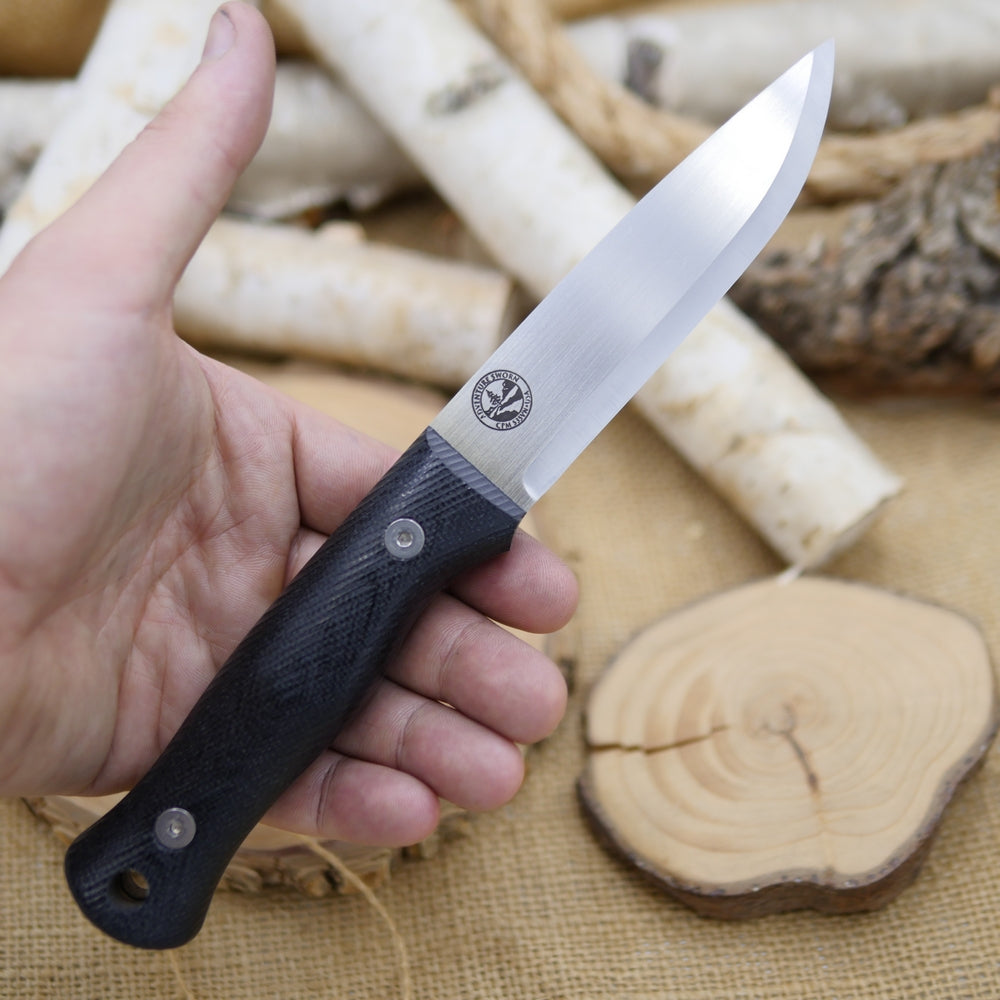 Explorer (R): Black Canvas Micarta, Choose Your Liners