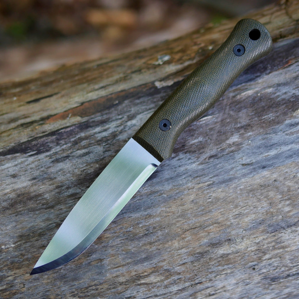 Explorer (R): Green Canvas Micarta, Choose Your Liners