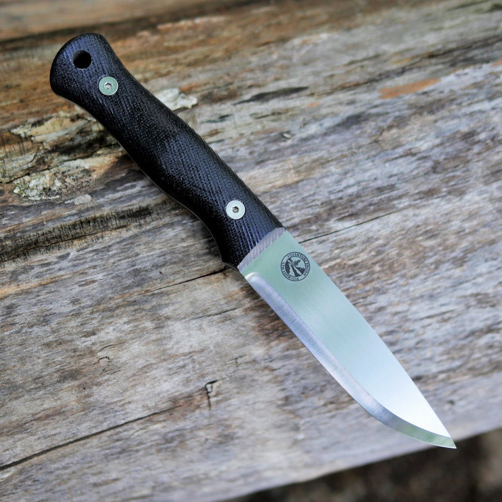 Explorer (R): Black Canvas Micarta, Choose Your Liners