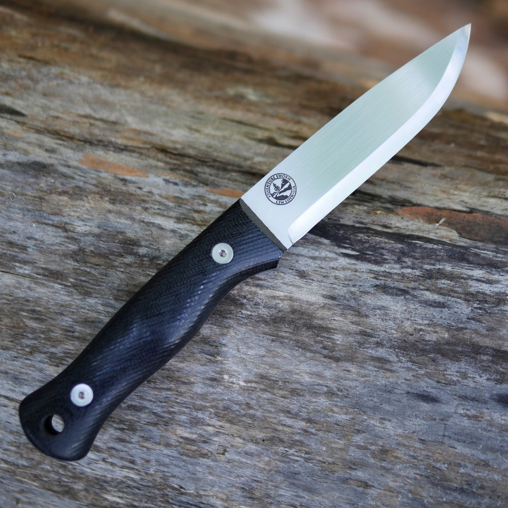 Explorer (R): Black Canvas Micarta, Choose Your Liners
