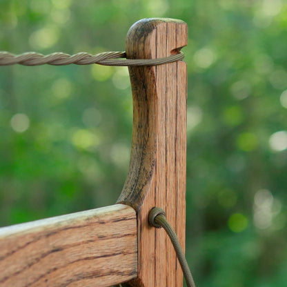 Rustic Brown Oak Bucksaw