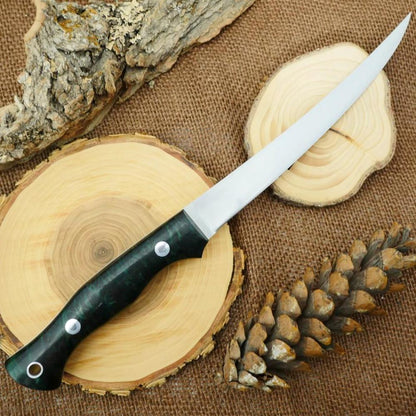 Fisherman: Dark Green Redwood Burl - Adventure Sworn Bushcraft Co.