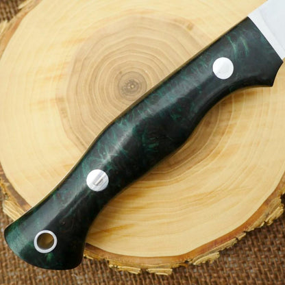 Fisherman: Dark Green Redwood Burl - Adventure Sworn Bushcraft Co.