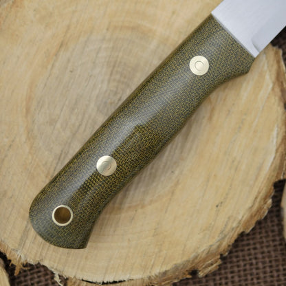 Classic: Green Canvas & Brown Linen - Adventure Sworn Bushcraft Co.