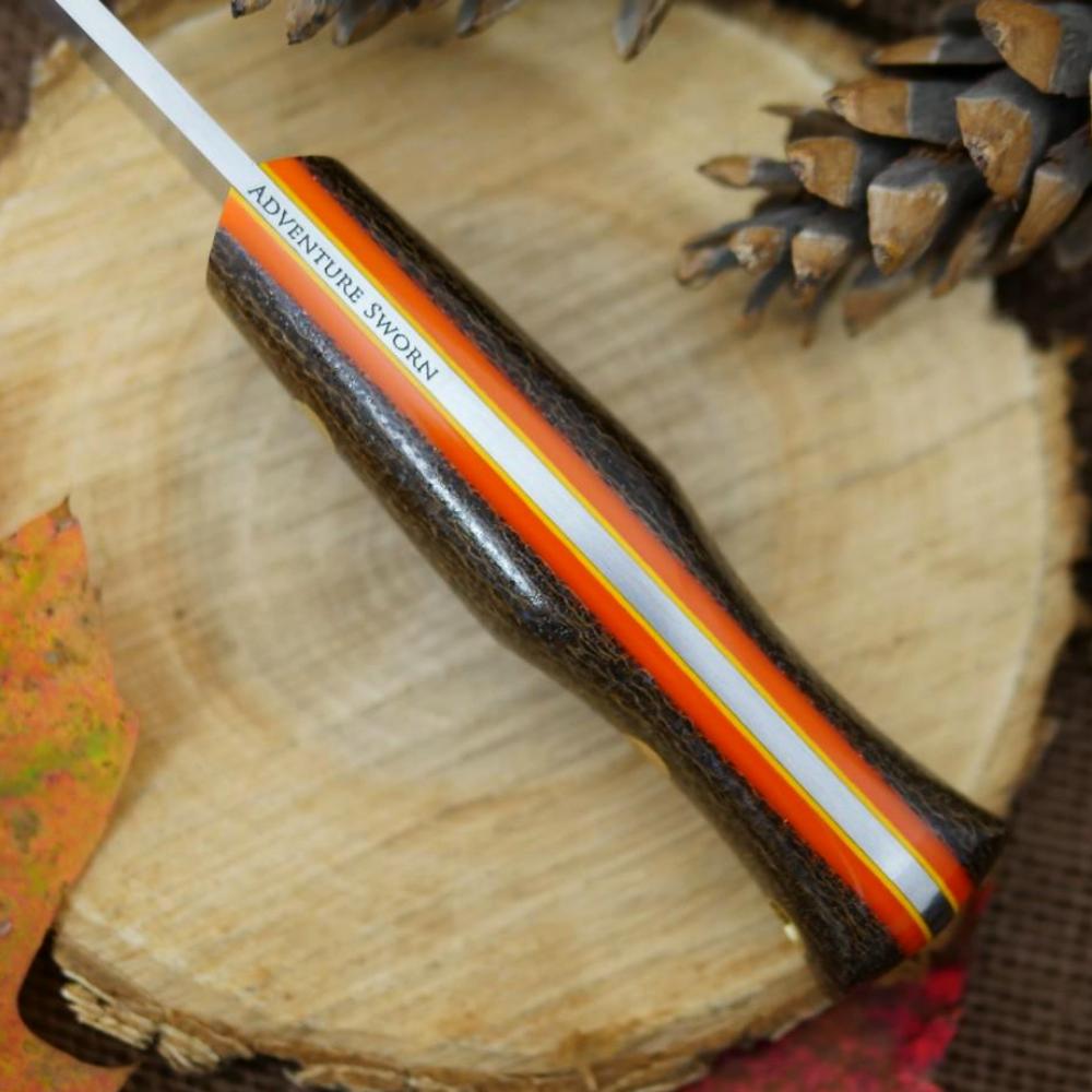Available Now Classic: Natural Burlap, Orange & Yellow - Adventure Sworn Bushcraft Co.