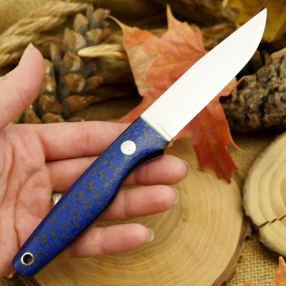 Hiker: Blue Carbon Fiber & Black Canvas