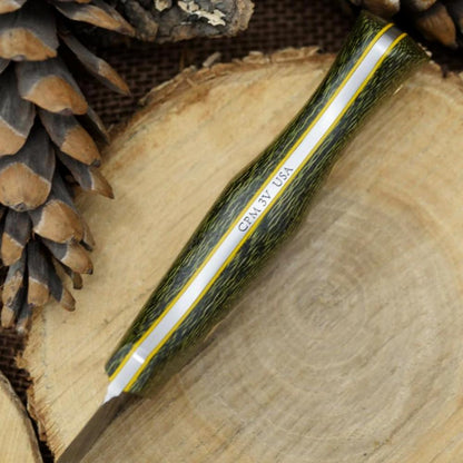 In Stock Huntsman: Shadetree Evergreen Burlap & Yellow - Adventure Sworn Bushcraft Co.